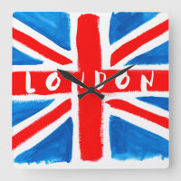 London Union Jack Wall Clock