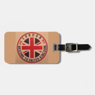 London - Union Jack - Welcome to United Kingdom Luggage Tag