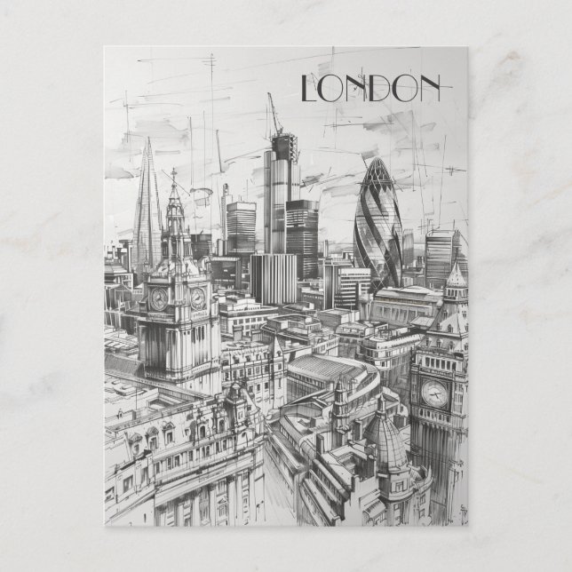 London United Kingdom Postcard (Front)