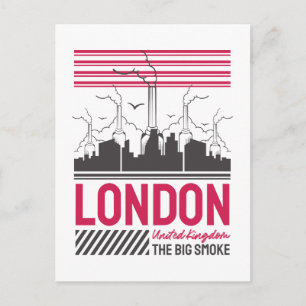 London United Kingdom The Big Smoke Urban Design Postcard