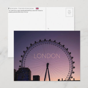 London, United Kingdom Travel Postcard