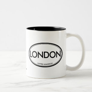 London, United Kingdom Two-Tone Coffee Mug