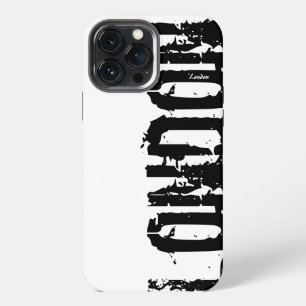 London - Urban Style - Black And White iPhone Case