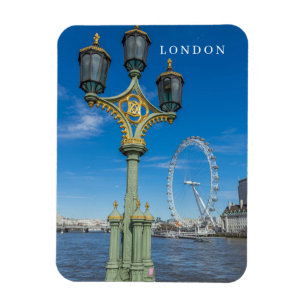 London view from Westminster Bridge fridge magnet