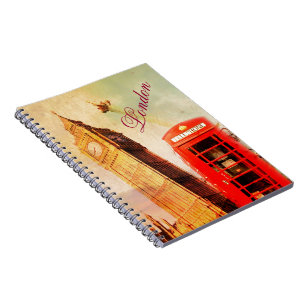 London vintage notebook