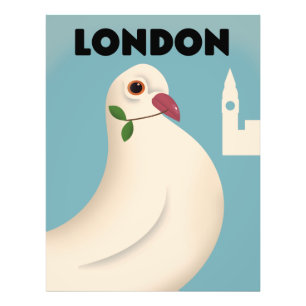 London Vintage style travel poster. Photo Print