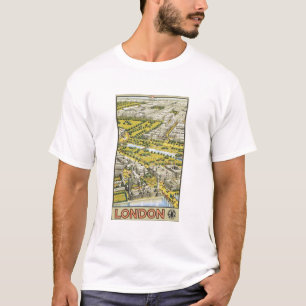 London Vintage Travel Poster T-Shirt