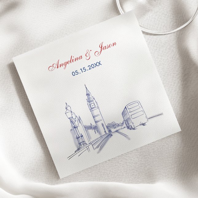 London Wedding  Napkin (Creator Uploaded)