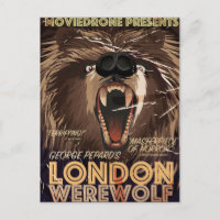 London Werewolf Vintage Movie poster