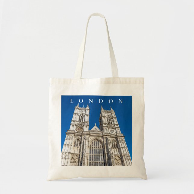 London Westminster Abbey view tote bag (Front)