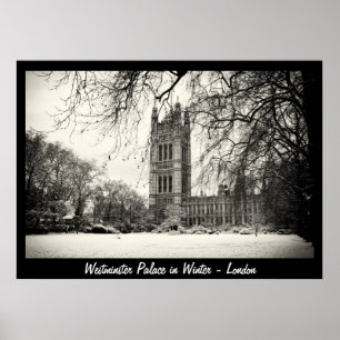 London - Westminster in Winter No.2 (Poster) Poster