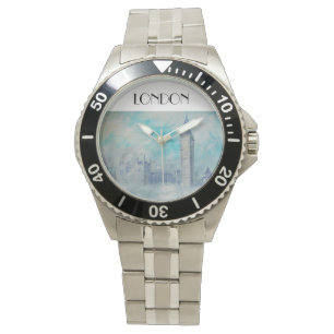 London Westminster palace light blue painting Watch