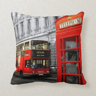 london with a touch of colour cushion
