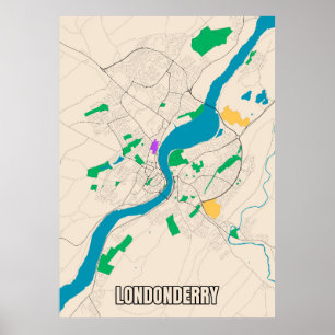 Londonderry Map Poster