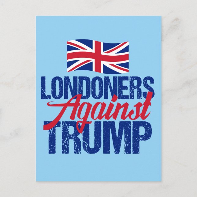 Londoners Against Trump Postcard (Front)