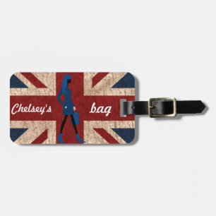 London's calling luggage tag (personalise)