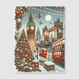 London's Festive Splendor - Vibrant Christmas Car