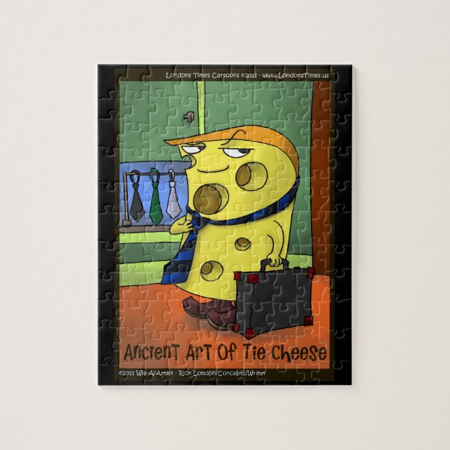 Londons Times Cartoons Tai Chi Funny Jigsaw Puzzle (Vertical)