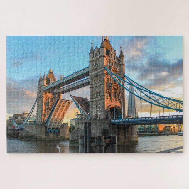 LondonTower Bridge Art Travel Jigsaw Puzzle (Horizontal)