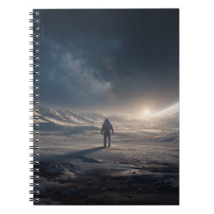 Lone Astronaut Cosmic Horizon Notebook