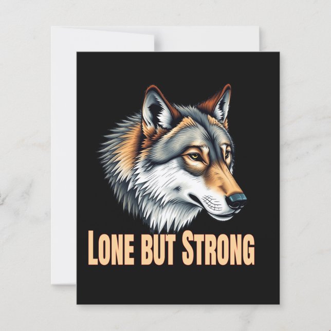 Lone But Strong Wolf (Front)