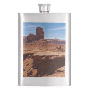 Lone Cowboy Hip Flask