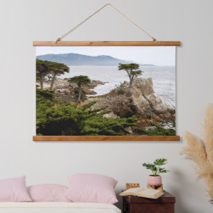 LONE CYPRESS Wood Topped Wall Tapestry