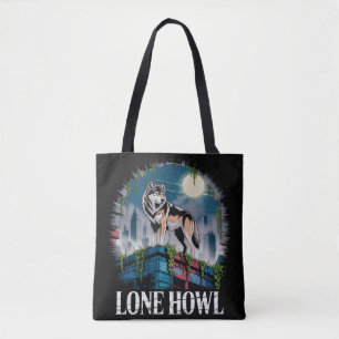 LONE HOWL Wolf Urban Decay Tote Bag