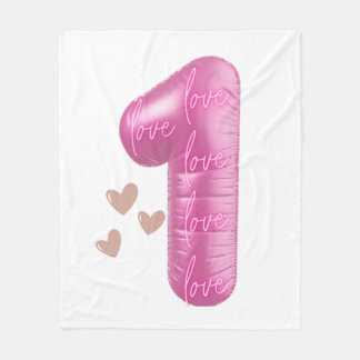 LONE LOVE – Unity, Peace & Positive Vibes Fleece Blanket