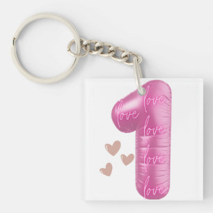LONE LOVE – Unity, Peace & Positive Vibes Key Ring