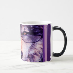 Lone Purple Wolf Magic Mug