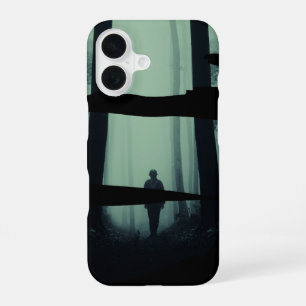 Lone Soldier in Woods iPhone 16 Case