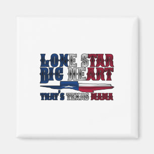 Lone Star Bog Heart-elghazy-mother Day Mama Sticke Magnet