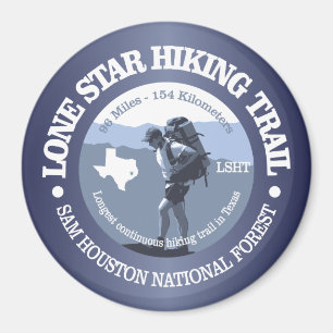 Lone Star Hiking Trail (BG) Magnet