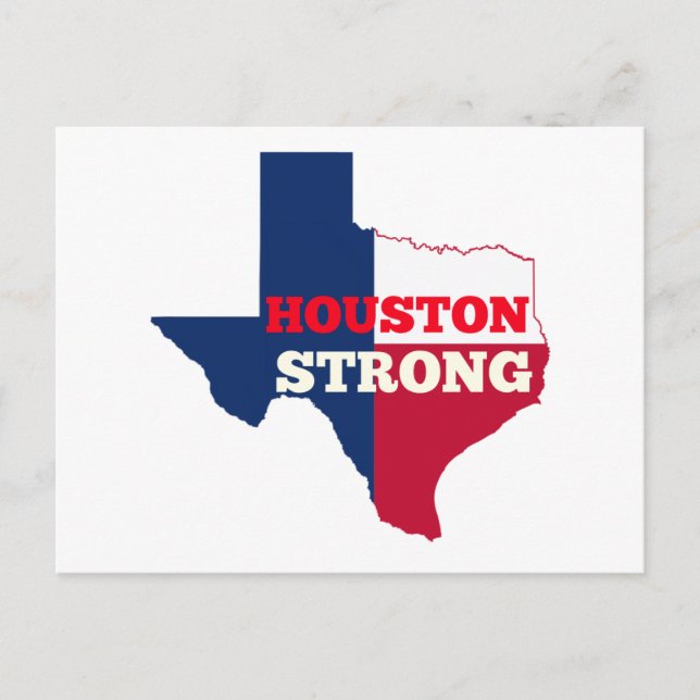 Lone Star "Houston Strong" Postcard (Front)
