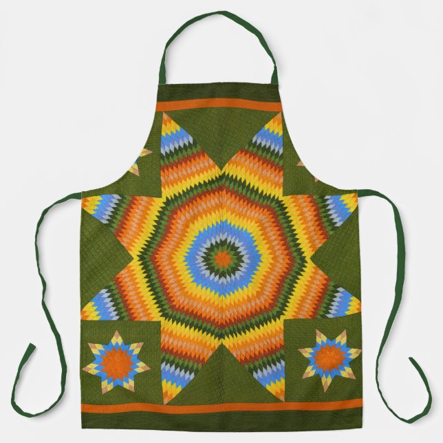 Lone Star quilt Apron (Front)