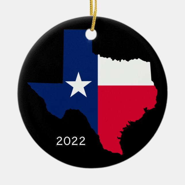 Lone Star State, Texas Ornament (Front)