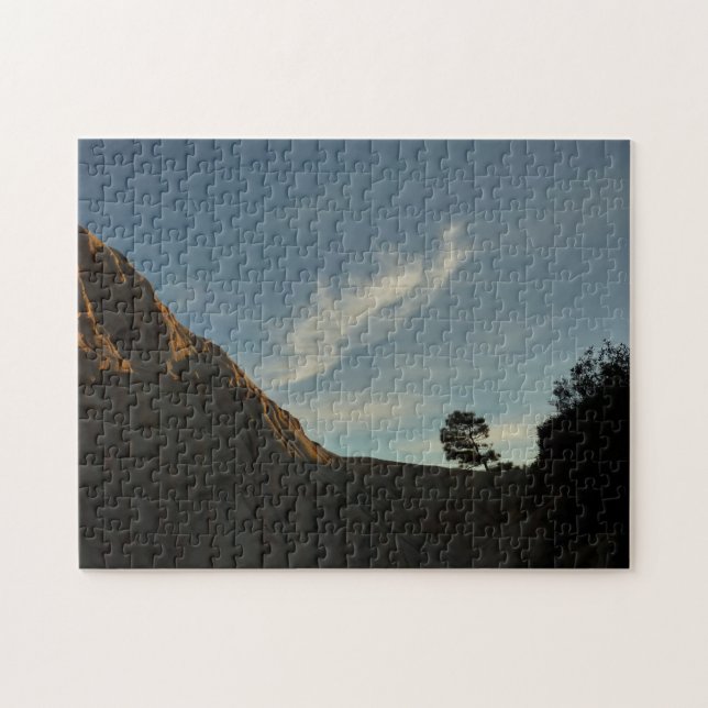 Lone Torrey Pine California Sunset Landscape Jigsaw Puzzle (Horizontal)