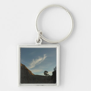 Lone Torrey Pine California Sunset Landscape Key Ring