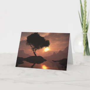Lone Tree Greeting Card