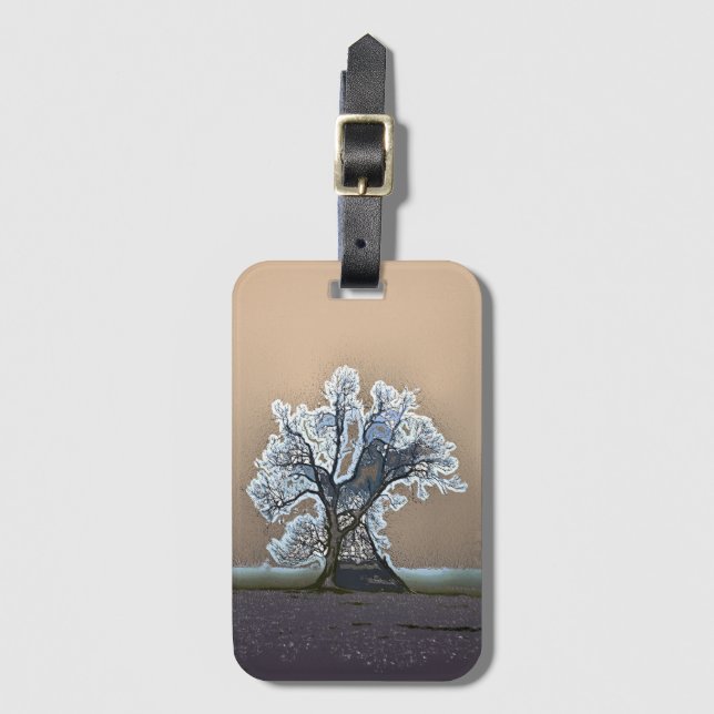 LONE TREE LUGGAGE TAG (Front Vertical)