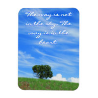 Lone Tree on Hillside Nature Magnet