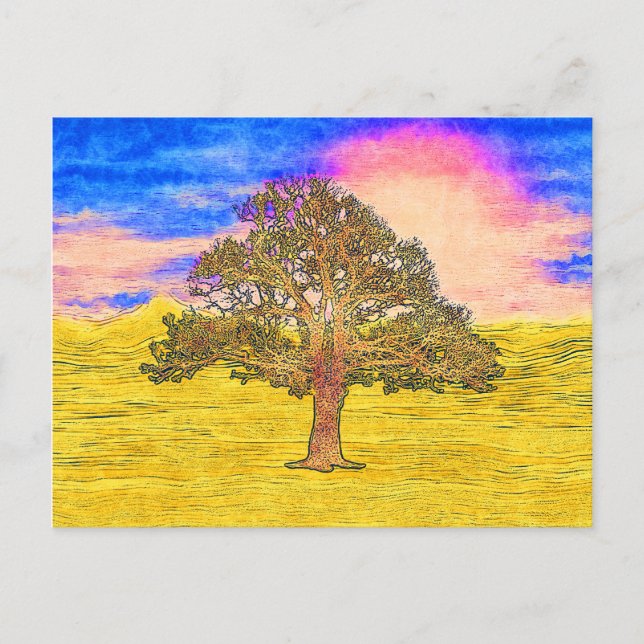 LONE TREE POSTCARD (Front)