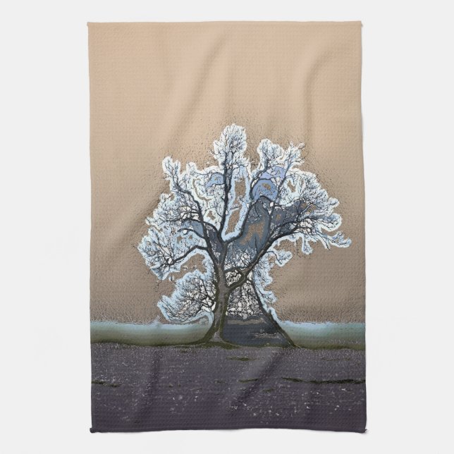 LONE TREE TEA TOWEL (Vertical)