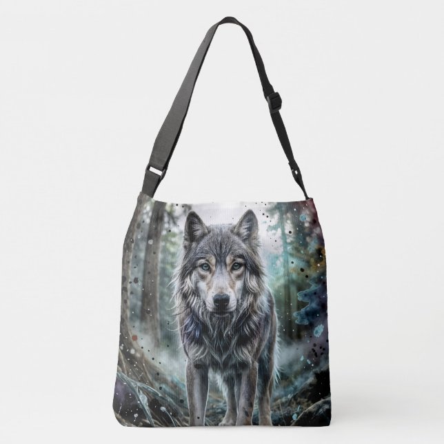 Lone Wolf Crossbody Bag (Back)