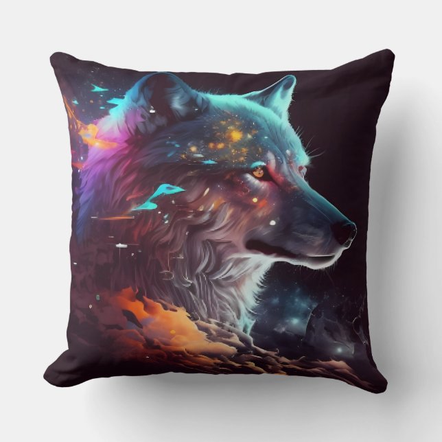 Lone Wolf Cushion (Front)