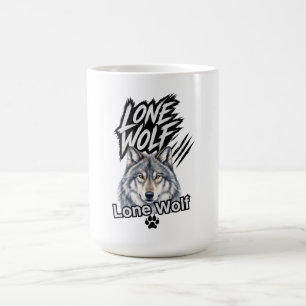 Lone Wolf Graphic Mug