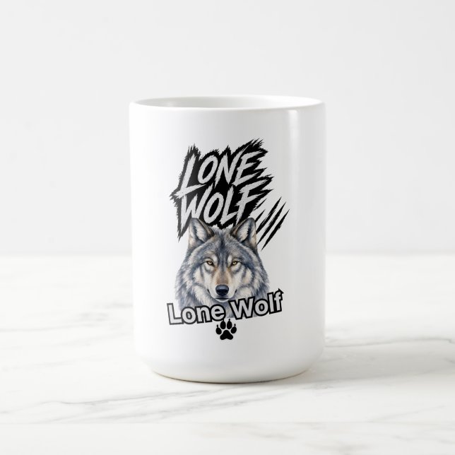 Lone Wolf Graphic Mug (Center)