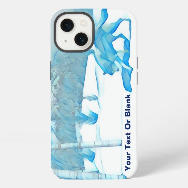 Lone Wolf In WInter Case-Mate iPhone Case (Back)