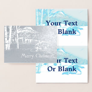 Lone Wolf In WInter Foil Card